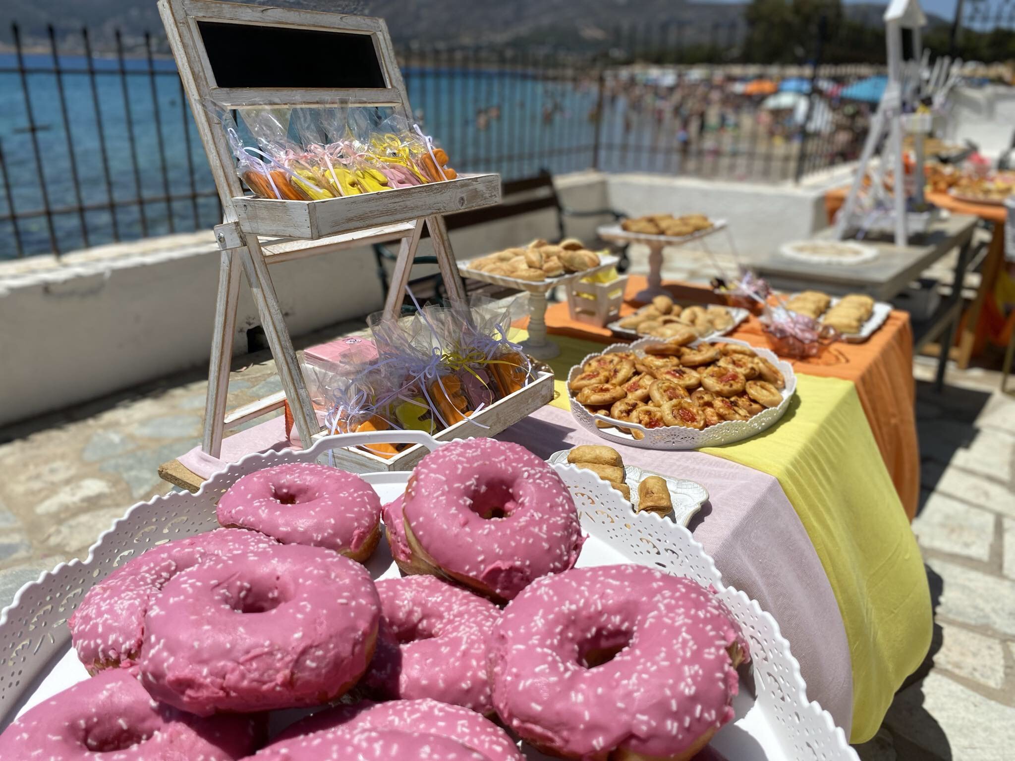 Candy bar με θέμα βάπτισης
